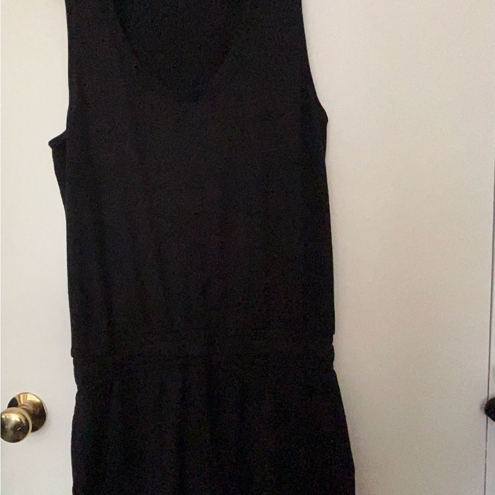 Black Sleeveless Romper
